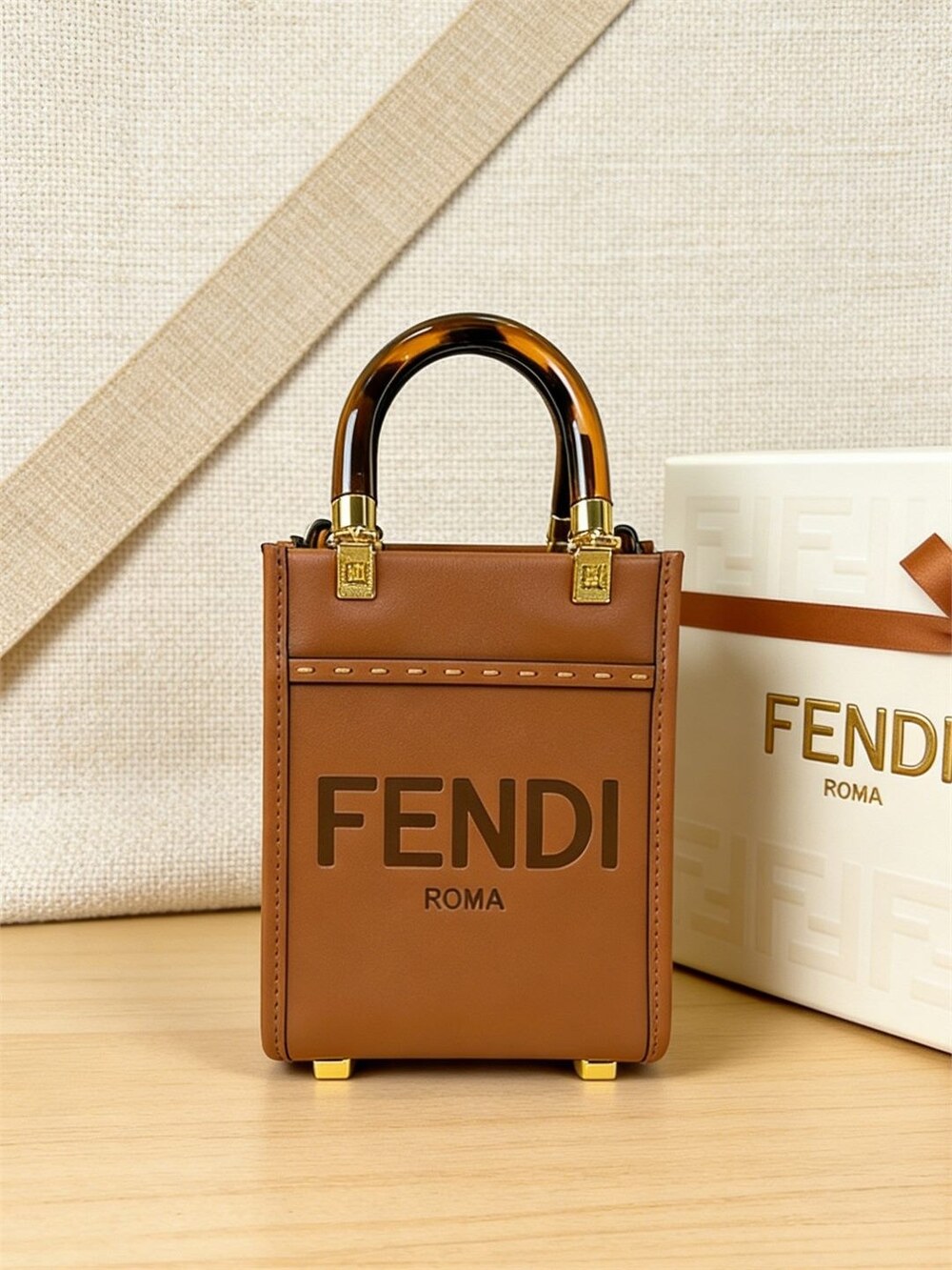 Fendi Sunshine Mini Shopper